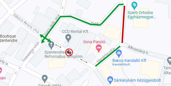 Pátriárka u. lezárás