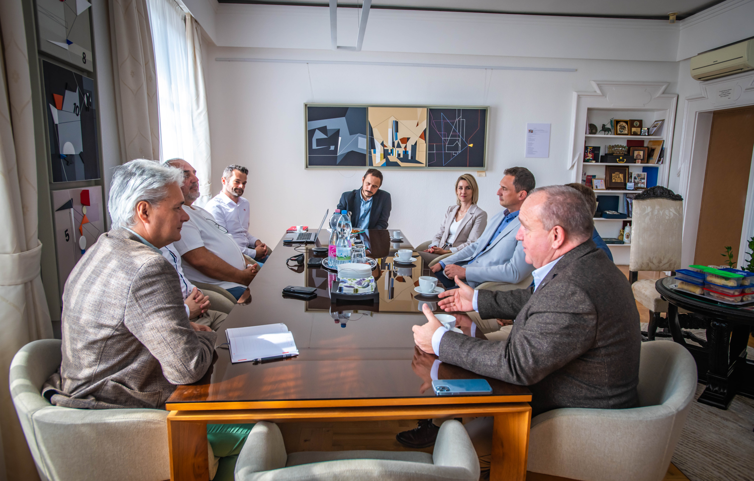 Fülöp Zsolt, Fehér Zoltán, Dr. Dudás Alexander, Dr. Kovács Rezső, Dr. Tóth-Kurmai Viktória, Horogh Gergely, Dr. Búza László – Fotó: Bellai László