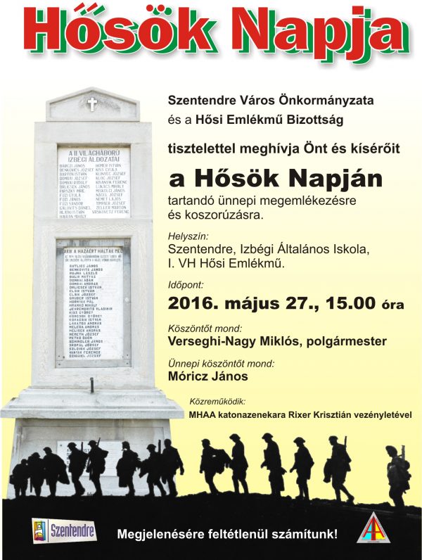 Hősök napja plakát 2016