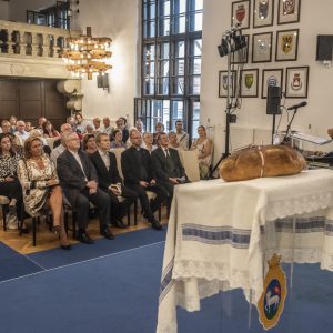 Szentendre város önkormányzata 2022. augusztus 20-án a Városháza Dísztermében ünnepelte az államalapítás és Szent István napját.
