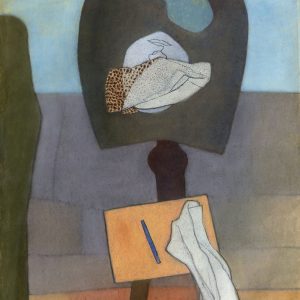 VAJDA Lajos: Csendélet patkóalakú asztallal, 1934 pasztell, papír | Ferenczy Múzeumi Centrum