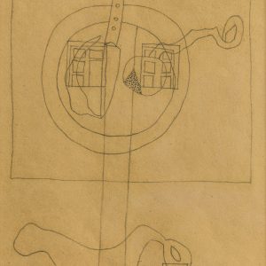 VAJDA Lajos: Tányéros csendélet madárral, 1936 ceruza, papír | Ferenczy Múzeumi Centrum